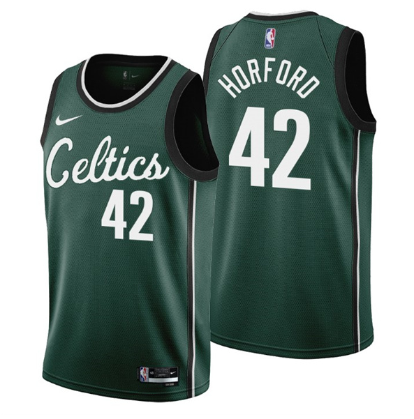 Women's Boston Celtics #42 Al Horford 2022/23 Green City Edition Stitched Basketball Jersey(Run Small)